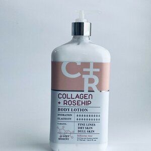 NEW Soft Moment Home & Body Company Collagen Rosehip Hibiscus Rose Lotion 24.5oz
